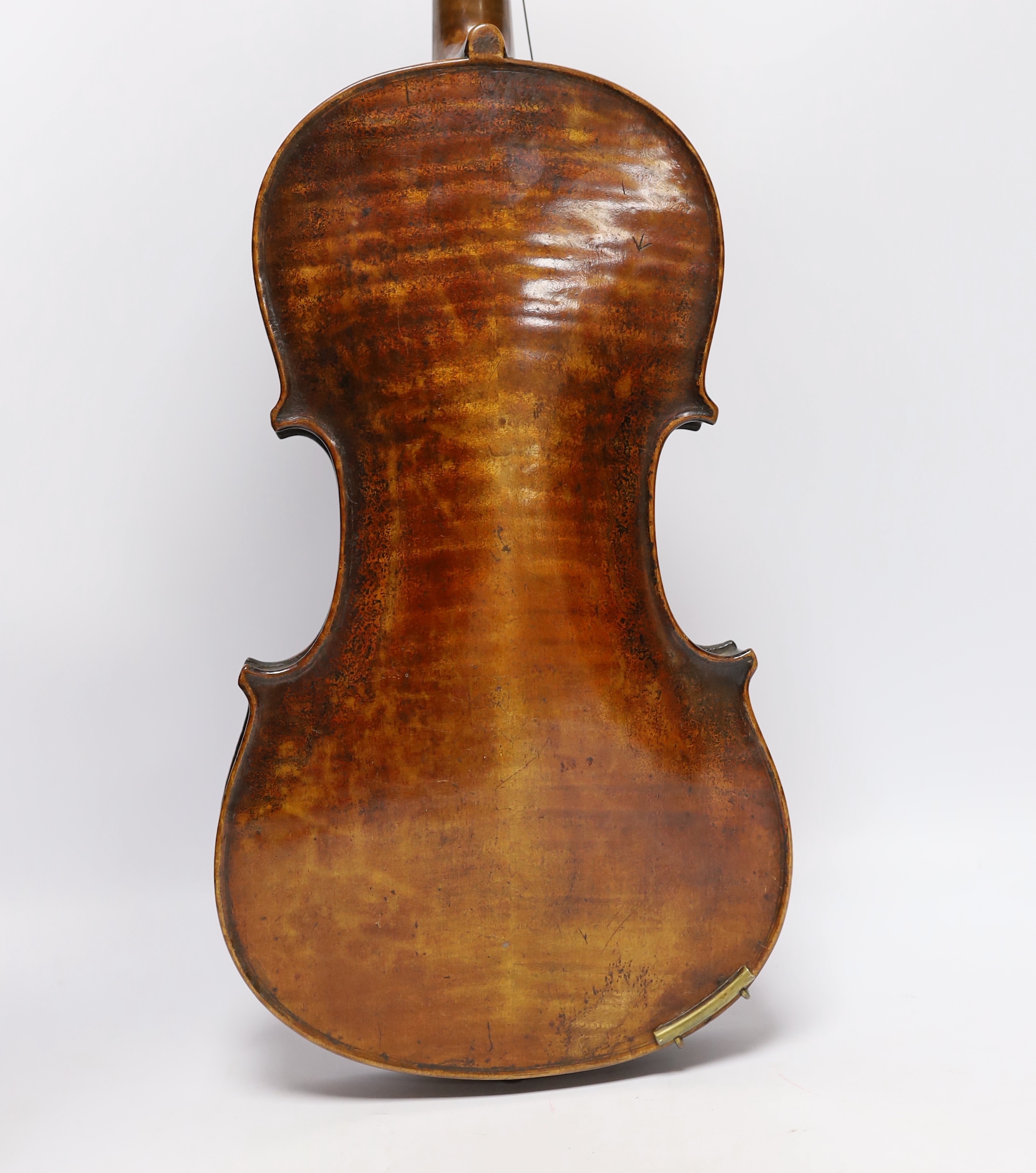 A 19th century German Stradivarius style violin, labelled ATS
